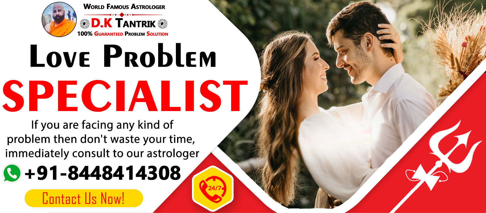 World Famous Astrologer D.K Ji +91-8448414308